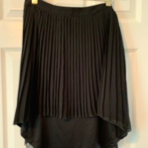 Black High Low Skirt